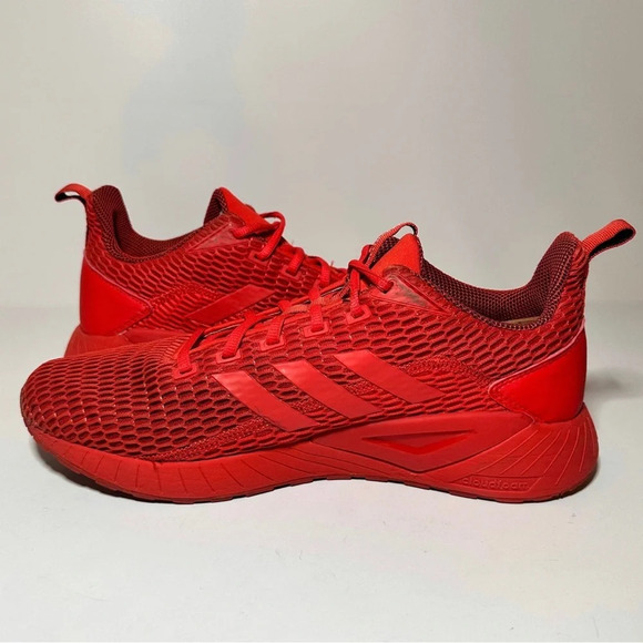 Adidas Questar CC Climacool Men's Mesh Training Shoes Red Art Sz 10.5 (30 Box 4) - Picture 2 of 9